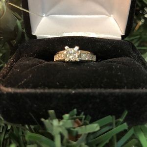 Princess Cut Diamond Ring in White Gold